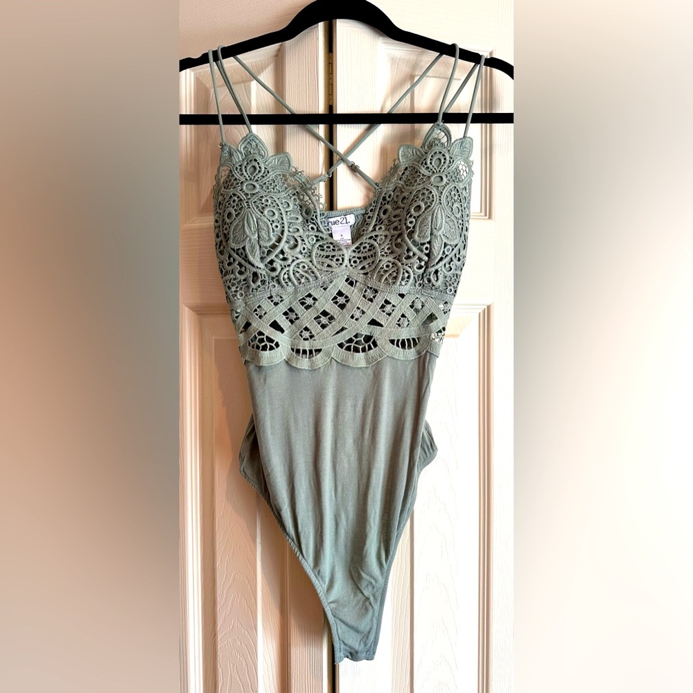 Rue21 Crochet Bodysuit